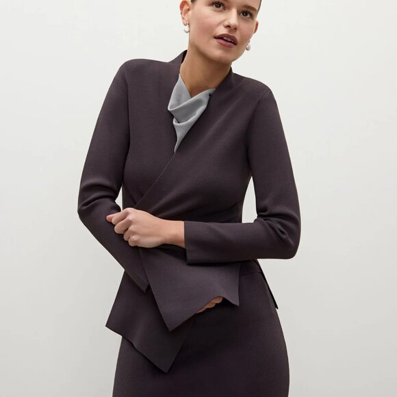 MM Lafleur Knit The Woolf Jardigan- Charcoal- Small - Picture 3 of 7